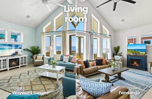 Crystal Beach Casa | Luxury Beachfront Escape 2 Homes, Pools & Hot Tubs