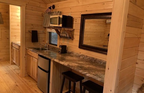 Grier City-Park Crest Cabina | Luxury Cabin - Located at Lakewood Park Campground Firepit/Fireplace/Private Bathroom/Lake access