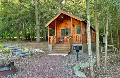 Grier City-Park Crest Cabina | Luxury Cabin - Located at Lakewood Park Campground Firepit/Fireplace/Private Bathroom/Lake access