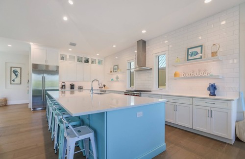 Anna Maria Casa | Luxury Canalfront Retreat with Dock, Pool, Spa and Game Room