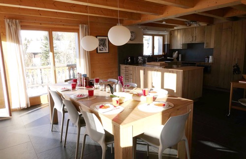 Val d'Illiez Chalet De Esquí | Chalet familiar de lujo con 5 habitaciones en Les Crosets - ski in / ski out