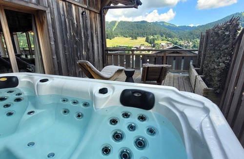 Les Gets Chalet De Esquí | Chalet de lujo con jacuzzi, sauna, parking y WIFI en Les Gets