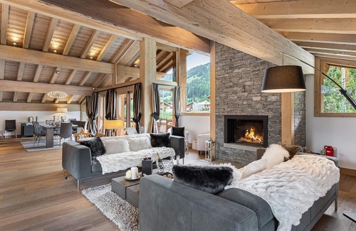 Le Praz Chalet De Esquí | Chalet de Lujo con Piscina, Sauna y Hammam en Courchevel