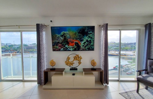 Santo Domingo Condominio | Luxury Condo Zona Colonial Beautiful water View+Pool+Gym+Sauna