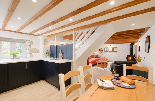 Saint Erth Praze Cabaña | Mulberry Farm Sleeps 4, granero de lujo convertido en un hermoso campo