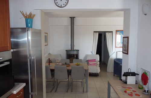 Pylos-Nestoras Villa | Casa de campo de lujo con piscina y el mar y las islas del litoral