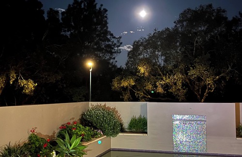 Pottsville Casa | Luxury Creekfront Home With Private Pool & Courtyard