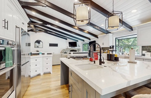 Lake Arrowhead Casa | Luxury dog friendly, lakeside escape w/private hot tub & grill - walk to lake