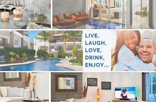 Gonzalo Guerrero Apartamento | Luxury Duplex -4 pers- 2mn beach&5th Av, Pool, Gym