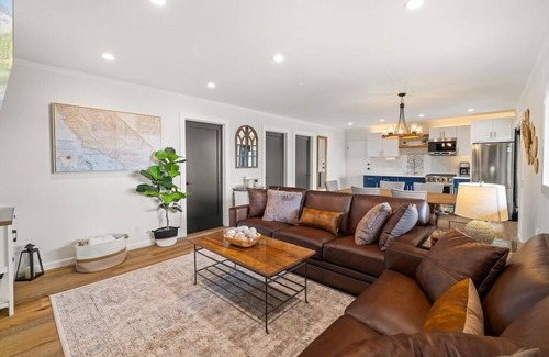 Santa Barbara Cabaña | Luxury Getaway with Ocean + Island Views, Fire Pit & Big Deck