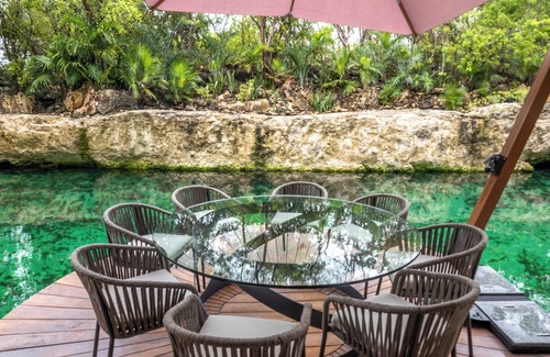 Xpu-Ha Casa | Lujosa villa con cenote privado y cavernas a 10 min de la playa