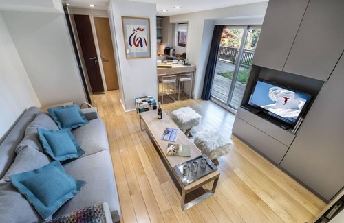 Courchevel Apartamento | Apartamento-Residence Les Sapins-Baño con bañera