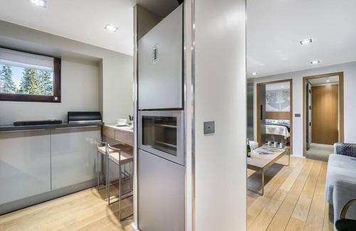 Courchevel Apartamento | Apartamento-Residence Les Sapins-Baño con bañera