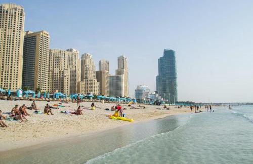 Dubai Marina Apartamento | Luxury JBR · 2BR · 5* Beach Resorts Access!