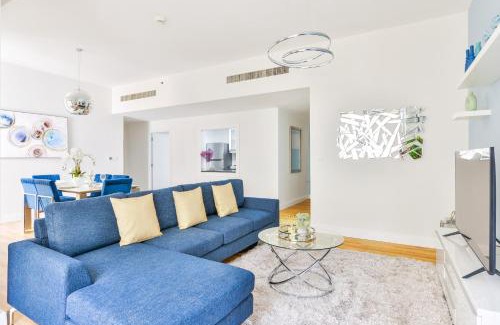 Dubai Marina Apartamento | Luxury JBR · 2BR · 5* Beach Resorts Access!
