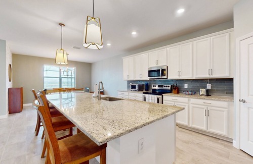 Gateway Casa | Luxury lake view home with pool, hot tub, athletic courts, & gym - dog-friendly