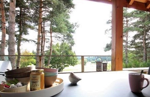 Le Chambon-sur-Lignon Cabaña | Lujoso lodge con spa privado y acceso a campo de golf y piscina, ideal para familias y grupos
