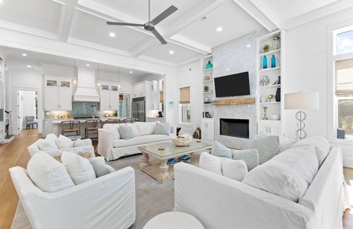 Sugarwood Beach Casa | Seagrove Beach escape—with private pool, chef’s kitchen, 9 bikes, and an LSV