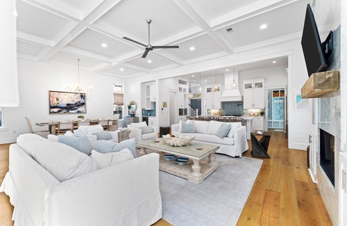 Sugarwood Beach Casa | Seagrove Beach escape—with private pool, chef’s kitchen, 9 bikes, and an LSV