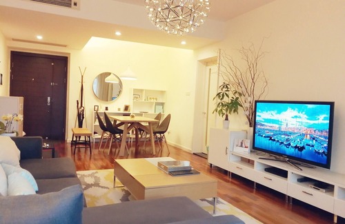 Guomao Apartamento | Lujo moderno de 2 habitaciones en el corazón de CBD