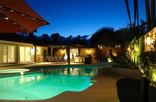 Cathedral City Casa | Casa de lujo moderna PISCINA, SPA, FIRE PIT