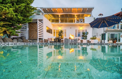 El Sauzal Casa | Luxury Oceanfront Retreat – Sauna, Pool, Sunset Views San Miguel Surf break
