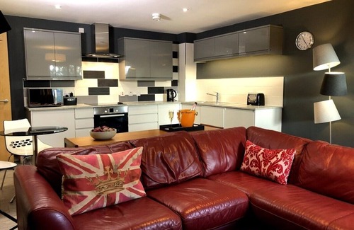 Newcastle-upon-Tyne Apartamento | Luxury Ouseburn flat with city & river views
