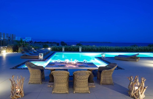 Chrissi Akti Villa | Luxury Paros Villa | Superior Villa | Private Pool | Stunning Interior | 7 BDR | Tserdakia