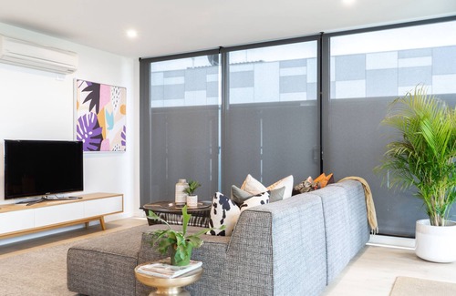 Abbotsford Apartamento | Penthouse de lujo con Yarra y vistas al viñedo, 2 x estacionamiento- Apartamento Playhouse