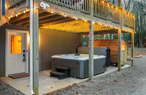 Albrightsville Chalet De Esquí | Luxury Pocono Retreat | Sauna | Hot Tub | Games