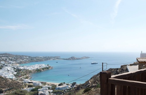 Psarou Villa | Villa de lujo en Psarrou | 3 Dormitorios | Villa Azurite | Impresionantes vistas al mar y a la playa