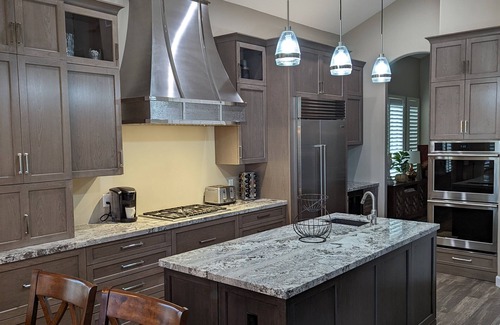 Desert View Village Casa | Lujo 5BD N Scottsdale / Cave Creek-Mtn / Vistas al atardecer Home-Pool / NUEVO Jacuzzi