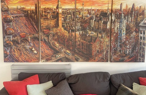 St. Mary's Park Apartamento | Luxury riverside apartment in Battersea. Balcony/ Private secure parking