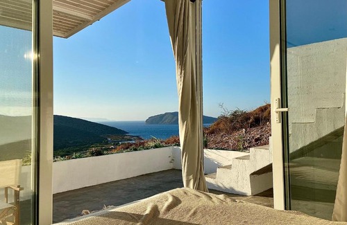 Pefki Casa | Luxury Sea View Cottage in Quiet Olive Grove