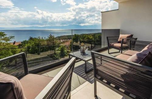 Kostrena Villa | Luxury Sea View Villa DIJANA with Infinity Pool & Jacuzzi Near Rijeka