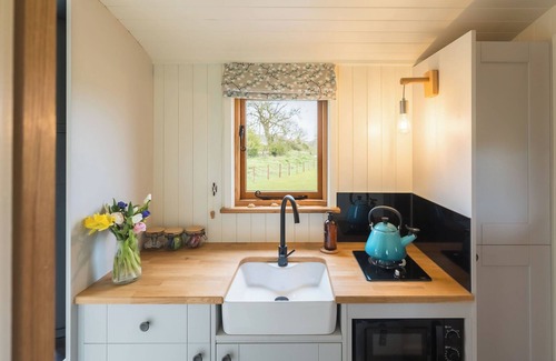 Menai Bridge Apartamento | Luxury Shepherds Hut with hot tub, firepit and gas barbeque