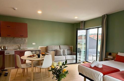 O Milladoiro Apartamento | Luxury Singular Pensión Estudios Blue