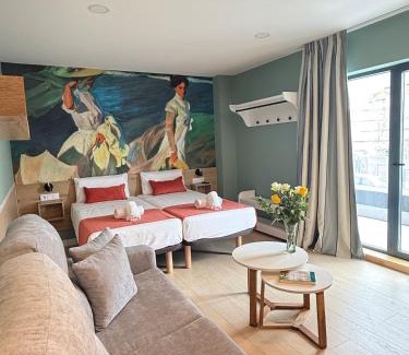 O Milladoiro Apartamento | Luxury Singular Pensión Estudios Blue