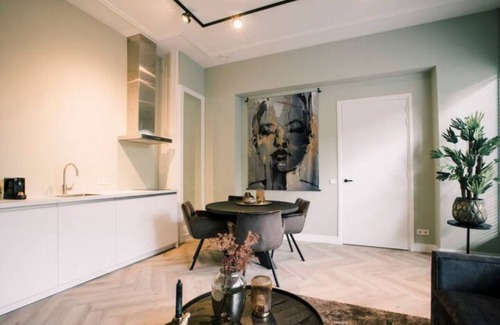 Tilburg Apartamento | 1 dormitorio, WiFi rápido, 40m² de suelo en espiga y un baño en suite con ducha de lluvia.