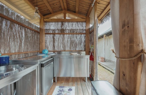 Ponte Buriano Cabina | Tienda de zafiro azul - Glamping