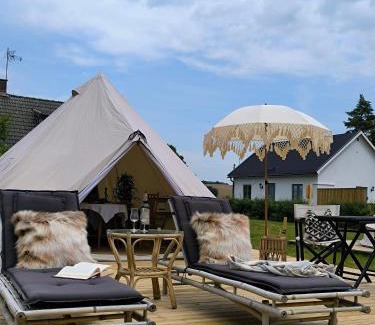 Sjorup Otro | Luxury Tent with Restroom and shower, close to the Beach