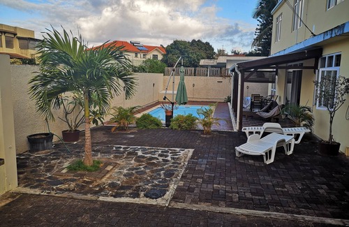Pointe aux Canonniers Casa | Villa de lujo cerca de la playa de Mont Choisy con piscina privada