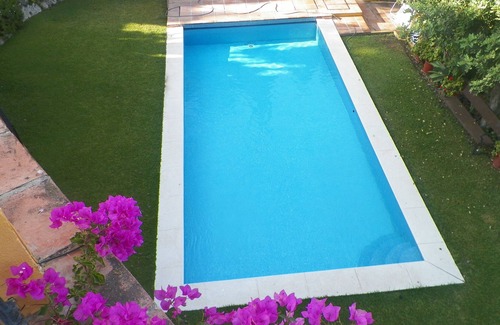 Urbanizacion el Rosario Villa | Villa lujo, 6 habitaciones, 7 baños, gran jardín y piscina AC, BBQ, gimnasio,
