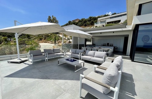 Lecci Casa | Luxury Villa Alba with panoramic sea view, 7 bedrooms Heated swimming pool