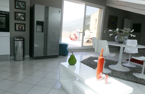 Alata Villa | Lujoso chalet piscina (20m) vista panorámico golfo ajaccio