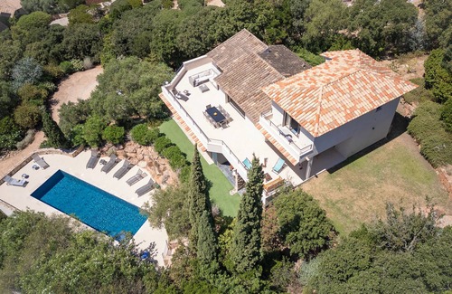 Porto-Vecchio Villa | VILLA DE LUJO PORTO VECCHIO VISTA AL MAR 180 ° CLIM. PISCINA CLIMATIZADA PLAYA CAMINANDO TENIS