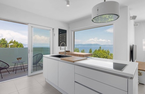 Rabac Villa | Luxury Villa Pure White with Pool