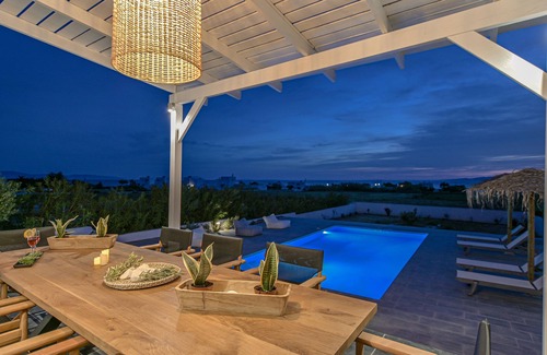Kastraki Villa | Villa tranquila, 4 dormitorios / piscina privada