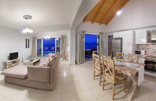 Katsarata Villa | Villa de lujo con impresionantes vistas al mar, piscina privada, cerca de la bahía de Fiskardo