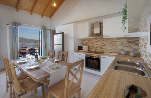 Katsarata Villa | Villa de lujo con impresionantes vistas al mar, piscina privada, cerca de la bahía de Fiskardo